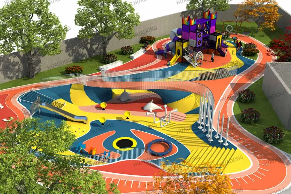 HUADONG Community Children's Playground Equipment HD-DSQ003