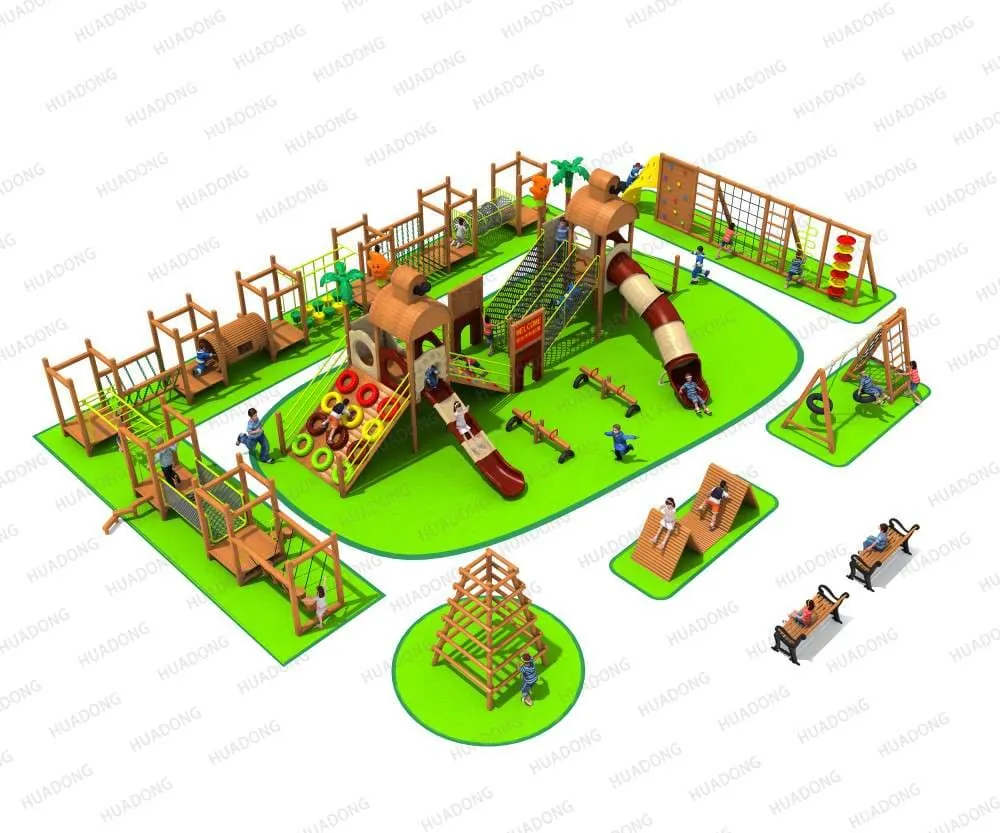 Wooden Extension HD-MTZ003 - Children's Slide Slide Combination