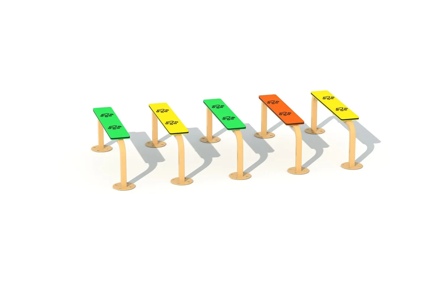 Medium-sized pet agility training jump low platform HD-HCW019