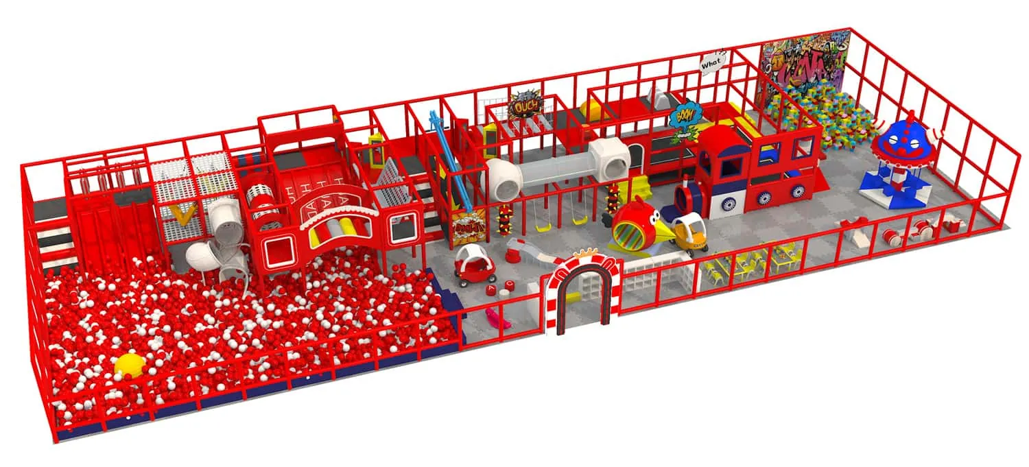 Colorful Series Family Fun Theme Indoor Naughty Castle Children's Paradise HD-TTB159